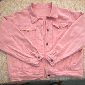Pink Denim Jacket